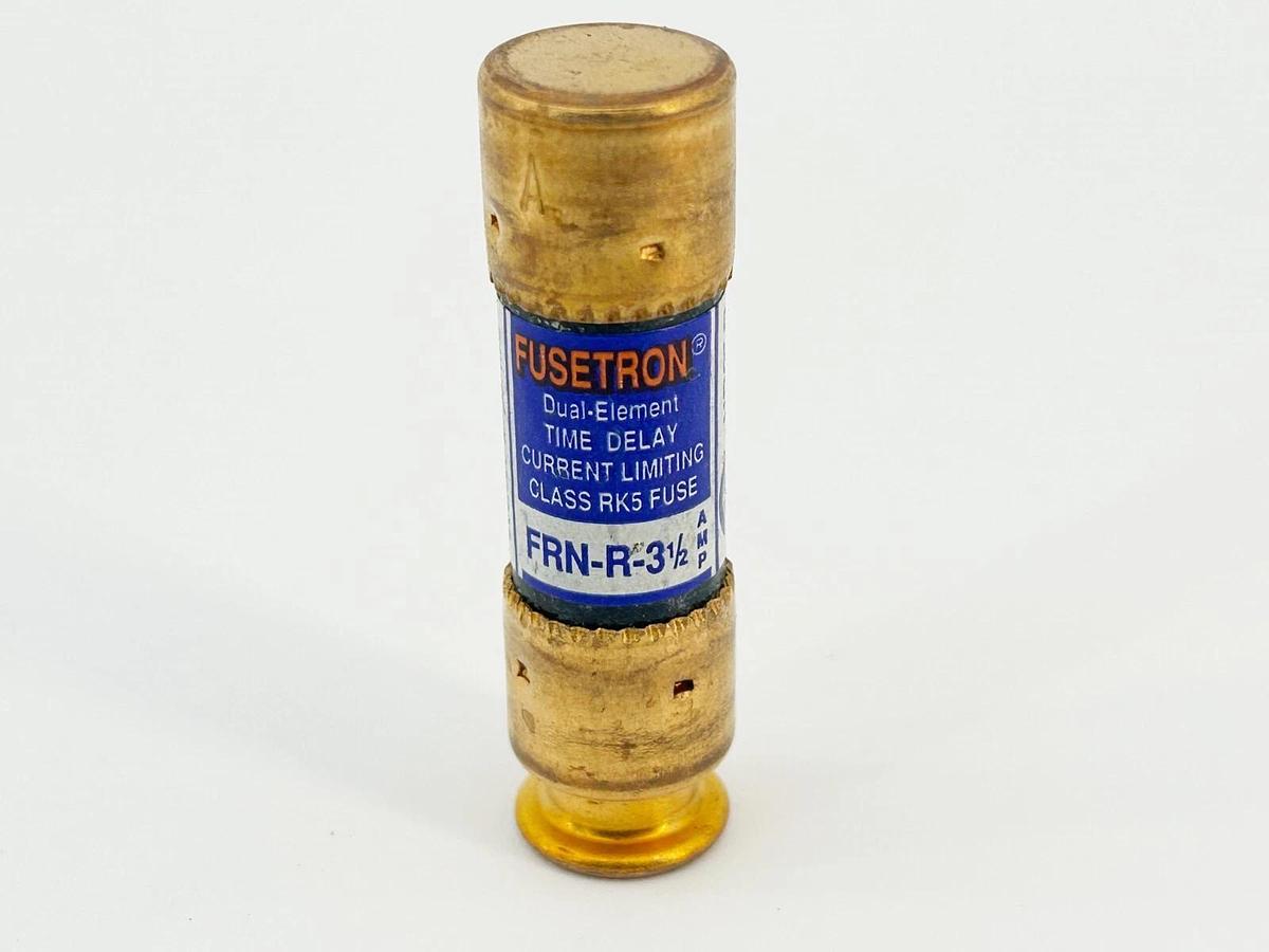 Used New Lot of 5 Bussmann FRN-R-3-1/2 Time Delay Fuse 3.5A 250V