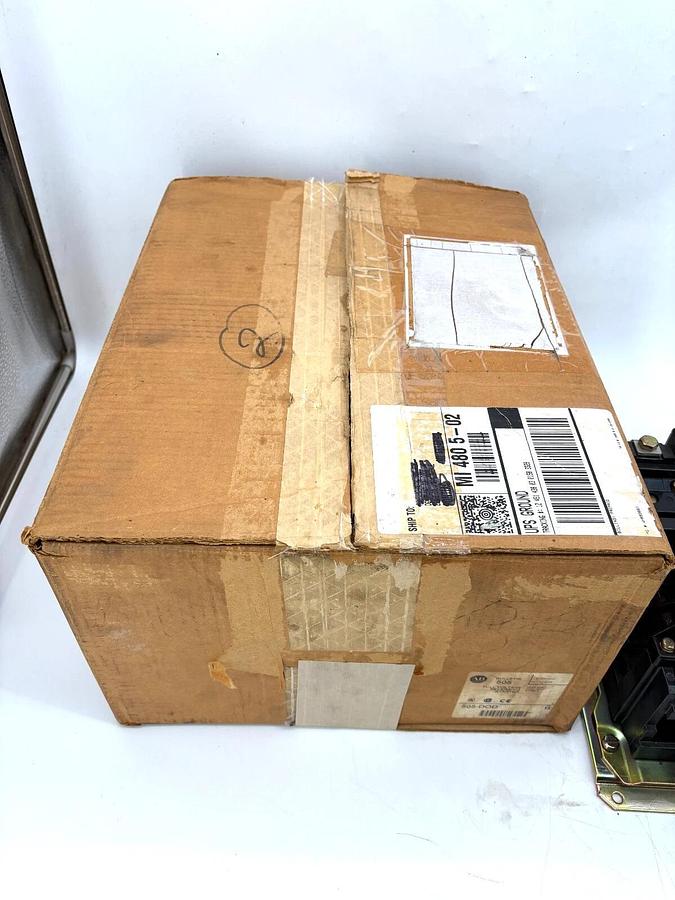 New Allen Bradley 505-DOD Ser. B NEMA Size 3 Reversing Starter with 120V Coils