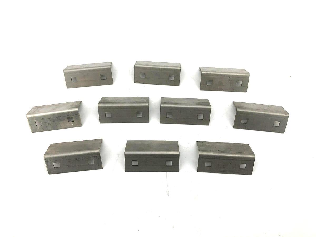 Lot of 10 New Eaton B-Line 9SS6-1584 Blind End Plates 316 Stainless Steel 4"
