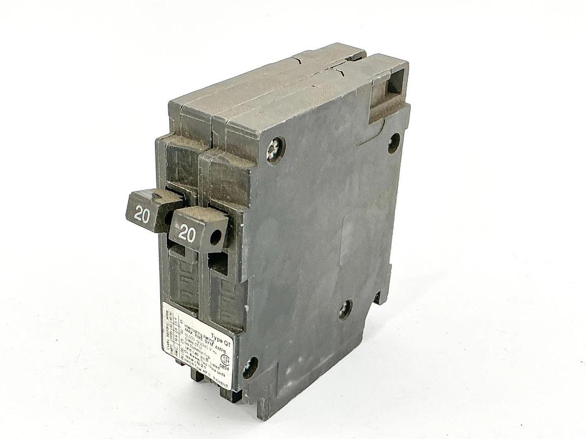 Used Lot of 3 Siemens Q2020 Tandem Circuit Breaker 20A 240V 1P 60Hz