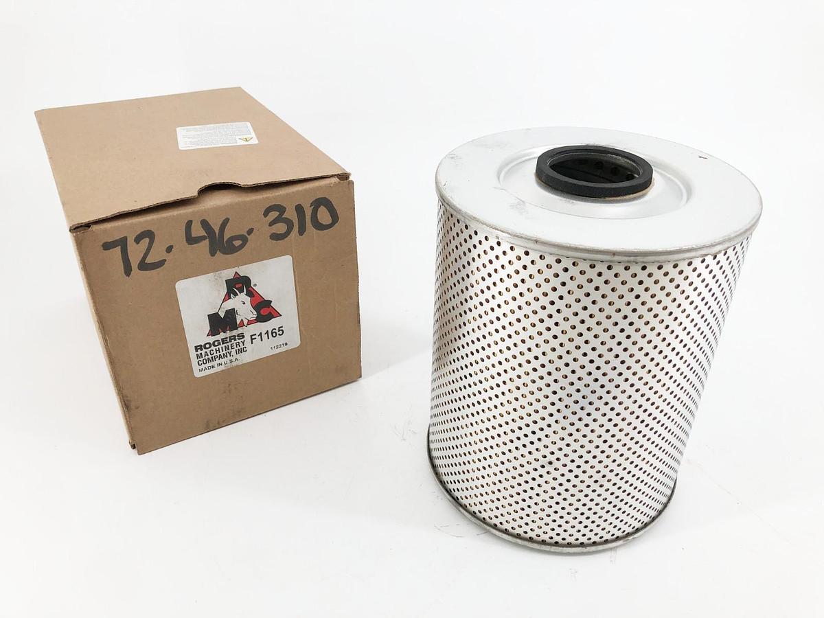 New Rogers Machinery F1165 Oil Filter Element