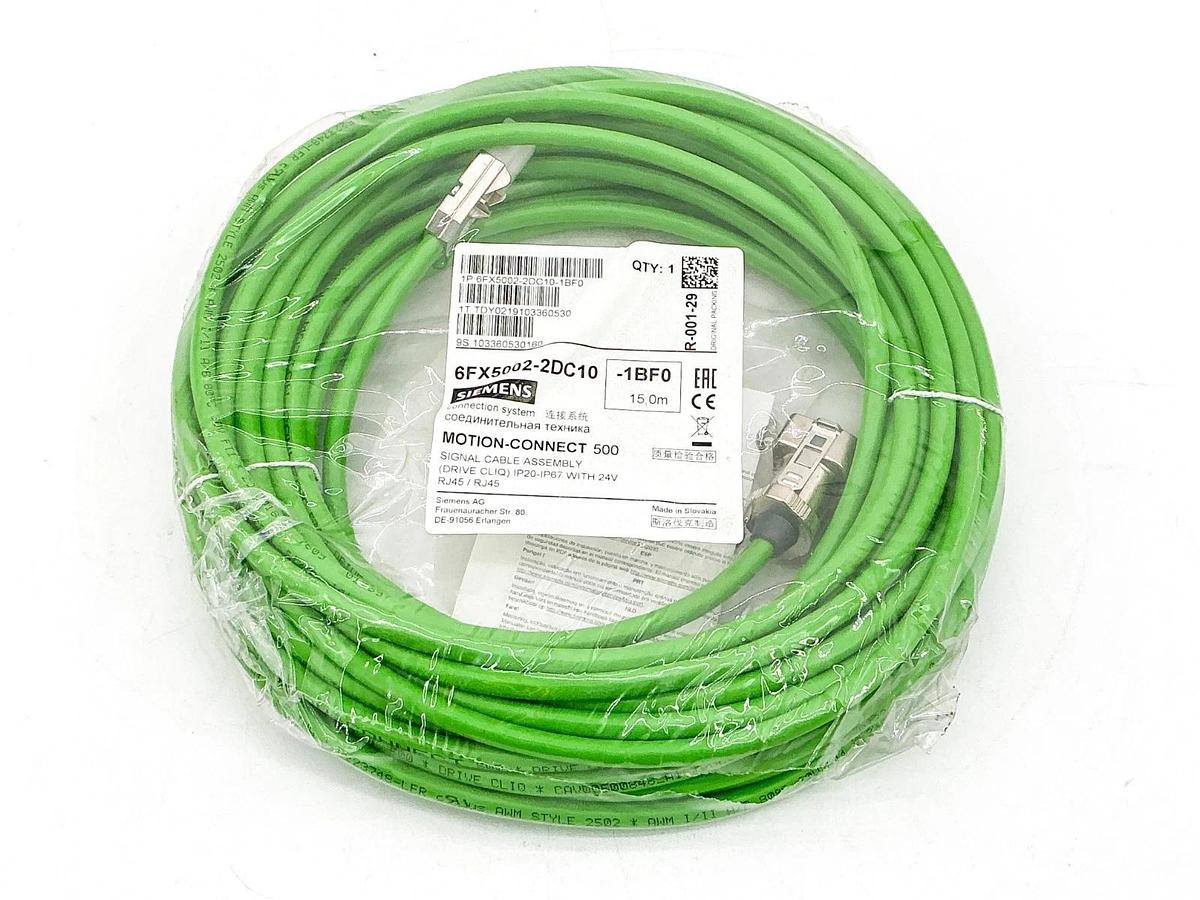 New Siemens 6FX5002-2DC10-1BF0 Signal Cable Assembly 24V IP20-IP67