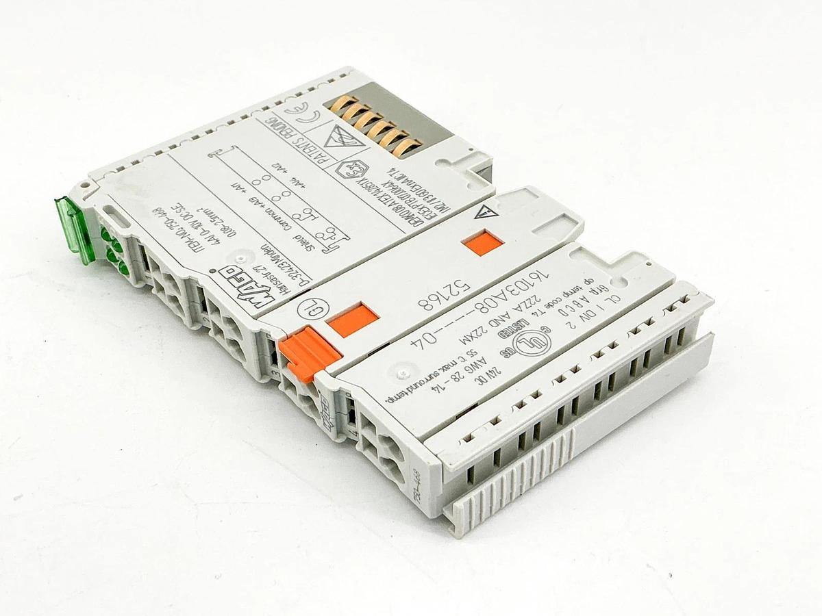 New Wago 750-468 4-Channel Analog Input Module 4AI 0-10VDC 24VDC