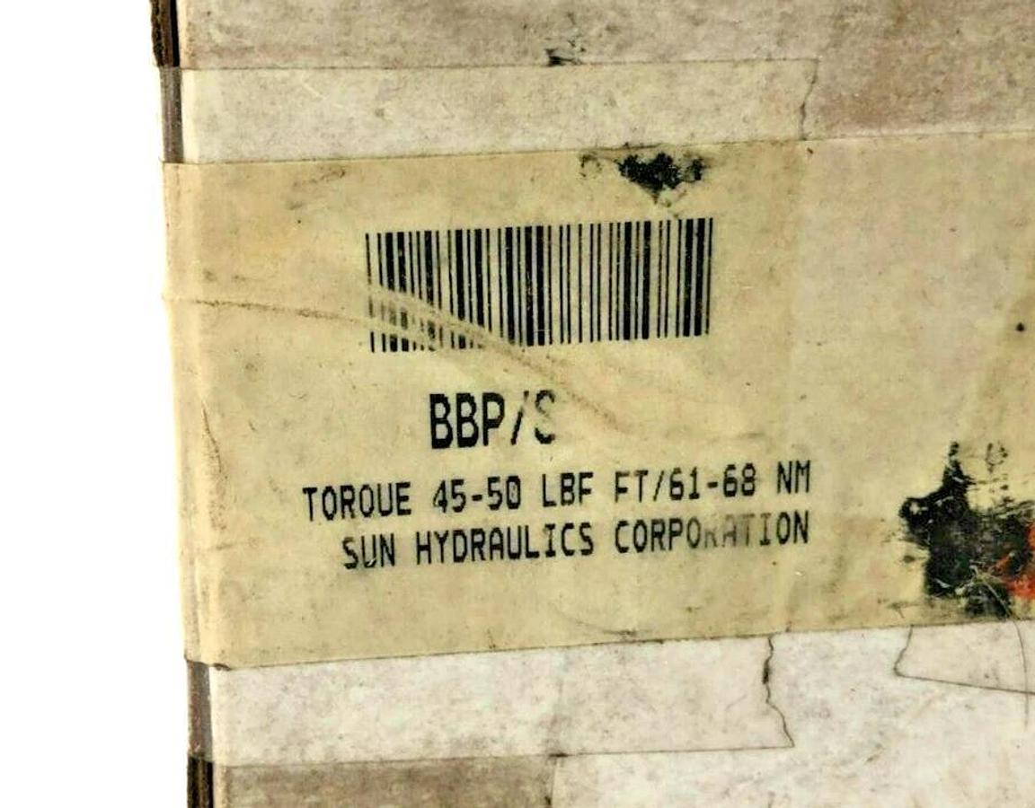 New Sun Hydraulics BBP/S Steel Cartridge Manifold