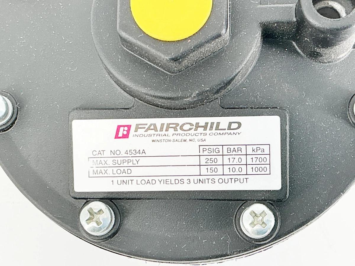 New Fairchild 4534A Volume Booster 250PSI 17Bar 1:3 Ratio