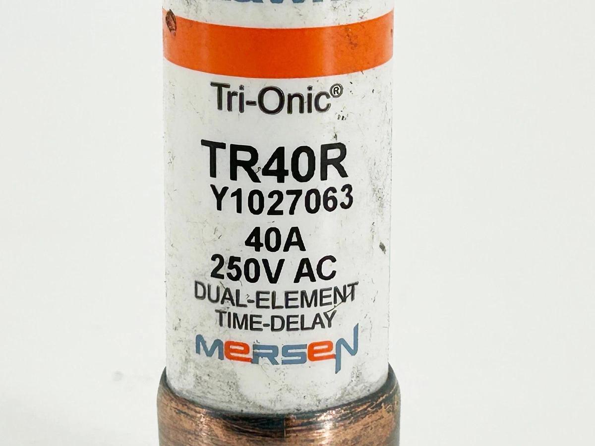 New Lot of 3 Ferraz Shawmut TR40R Dual Element Time Delay Fuse 40A 250V
