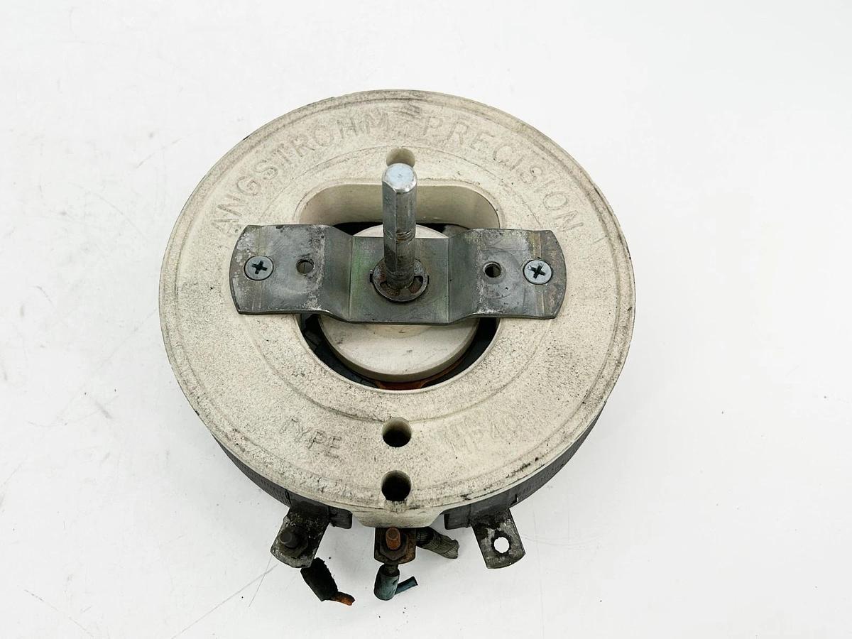 Used Angstrohm Precision MP40 Rheostat Resistor 100OHMS