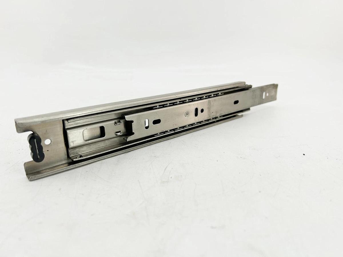 New Lot of 2 Three Member Slide ESR4513 10" SS PR Stainless Steel Runner and Bal