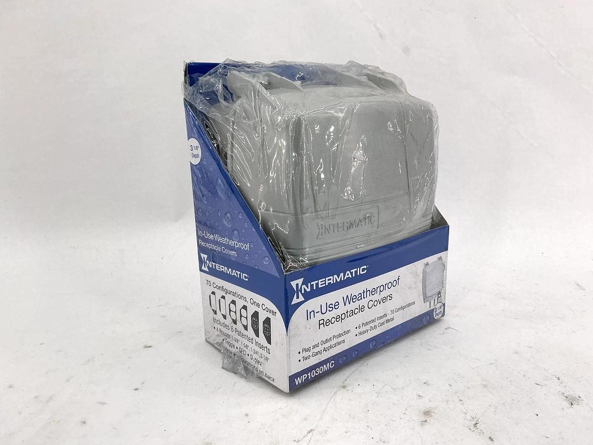 New Intermatic WP1030MC In-use Weatherproof Receptacle Cover 2-Gang 3-1/8" Depth