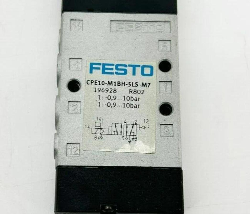 New Festo CPE10-M1BH-5LS-M7 Solenoid Valve 1.28W 24VDC 196928