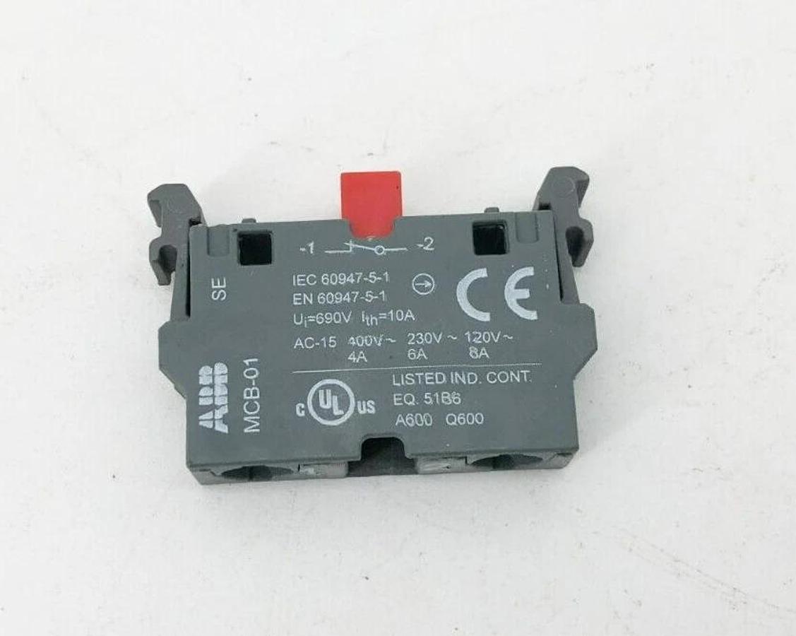 New ABB 1SFA611605R1120 Contact Block 2 N.C. MCBH-02