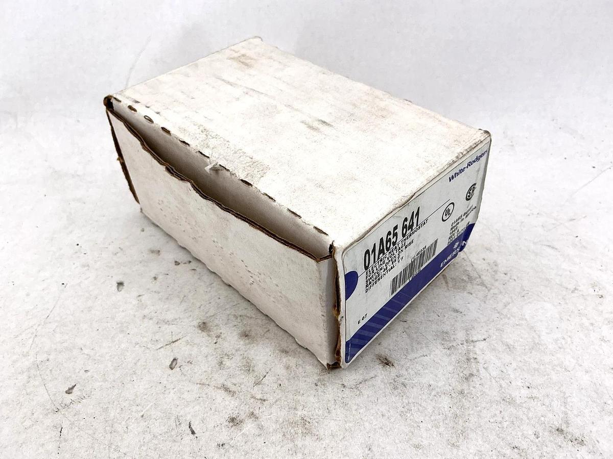 New White-Rogers Emerson 01A65-641 Electric Heat Thermostat Line Voltage 40-85F