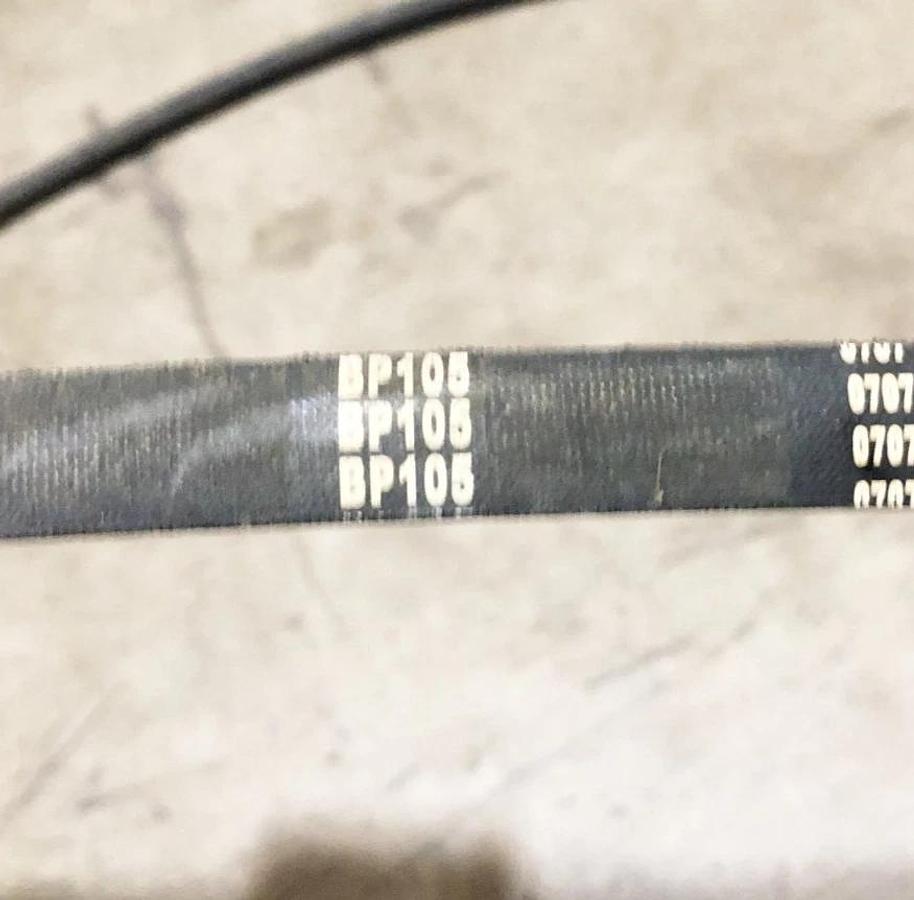 Lot of 2 New Carlisle BP105 Super Blue Ribbon V-Belts 21/32" x 108" - No Box