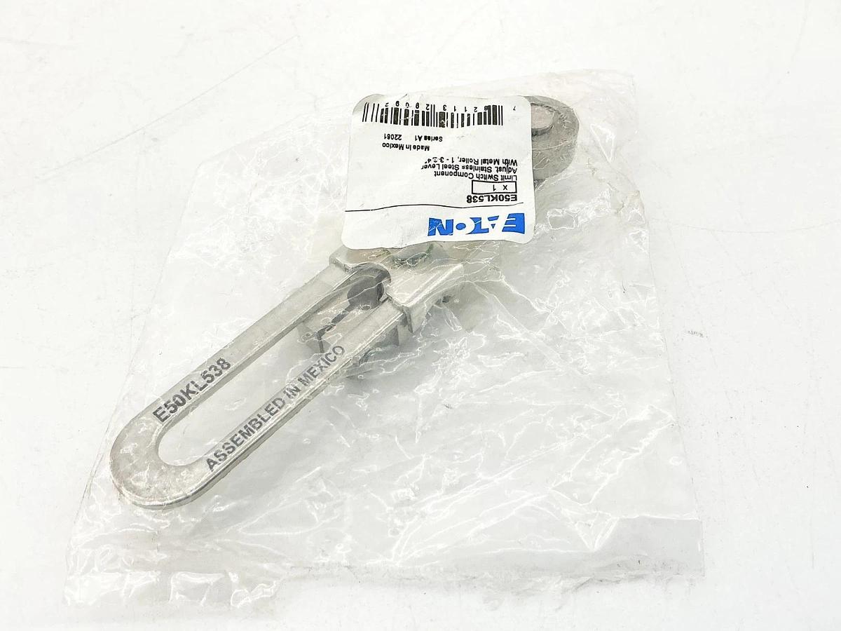 New Eaton E50KL538 Adjustable Limit Switch Lever Stainless Steel 1-3-3/4"