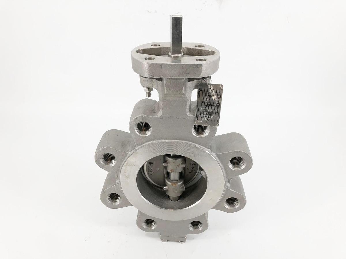 New Delta T 030-861-SSPT-BST Butterfly Valve 3" CF8M 285psi - No Box