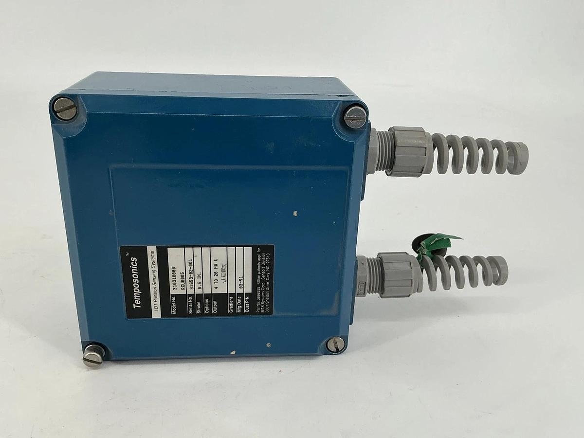 Used Temposonics 310310000 LDT Position Sensing System 4-20MA 0.5" Stroke