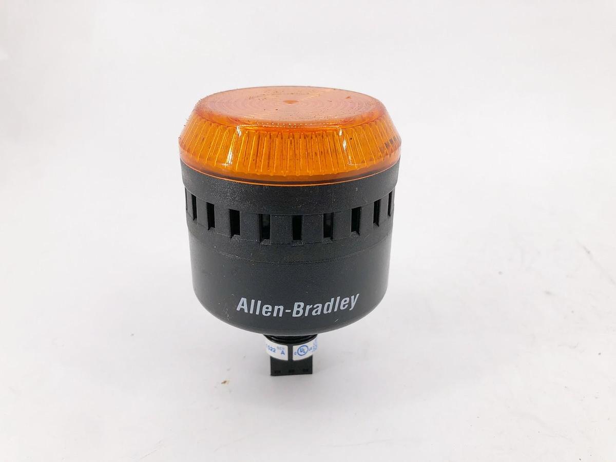 New Allen Bradley 855PD-B24LEC1522 Panel Mount Alarm Amber 24VAC/DC - No Box