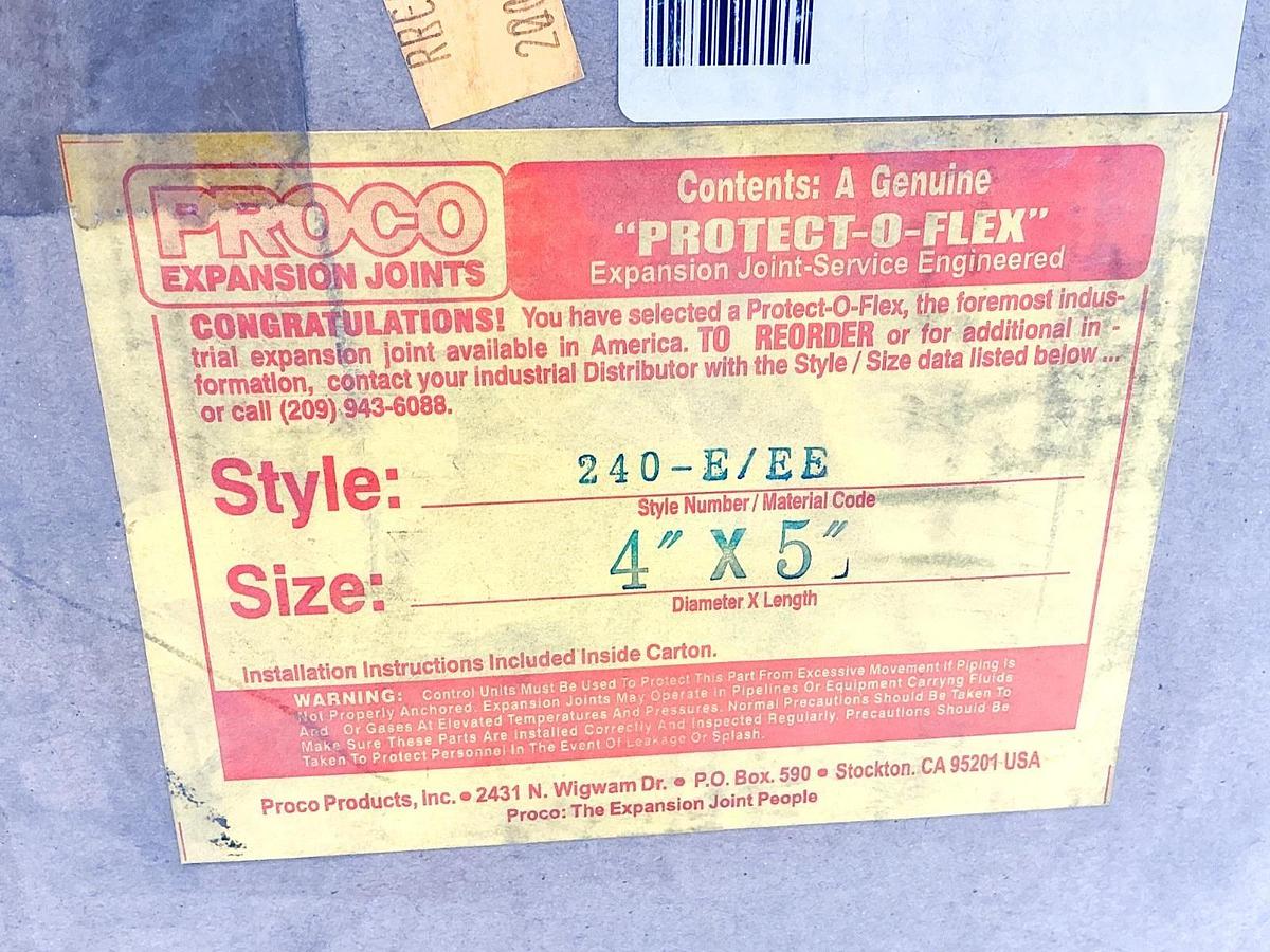 New Proco 240-E/EE Expansion Joint 4" X 5"