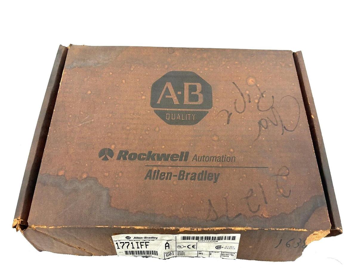New Allen Bradley 1771-IFF Ser. A PLC-5 Fast Analog Input Module