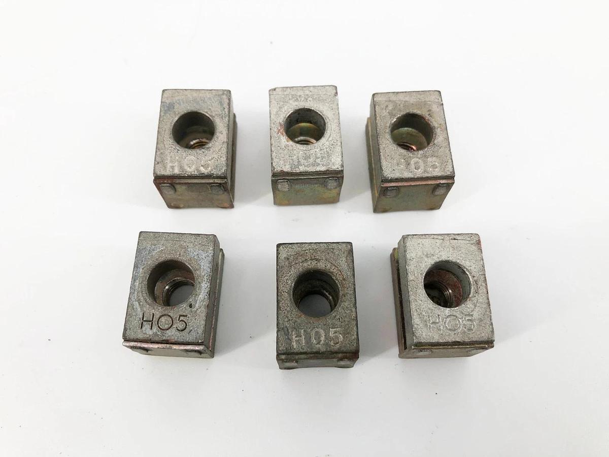 Used Lot of 6 H05 Circuit Breaker Lugs