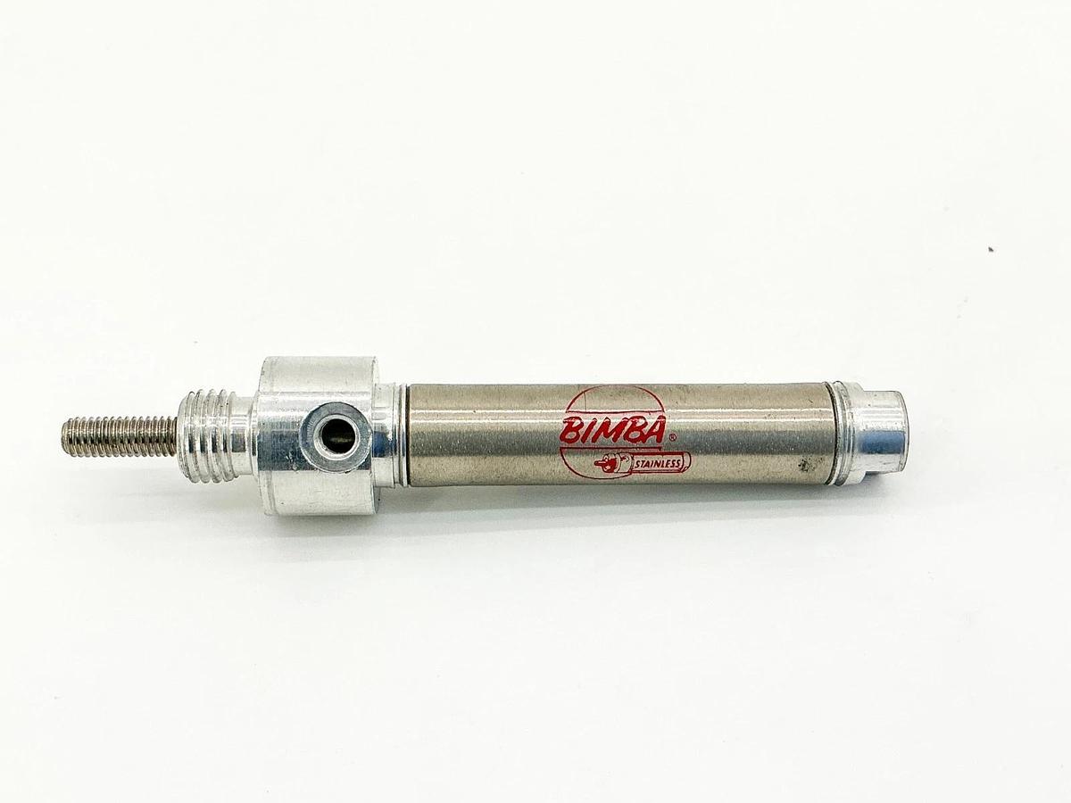 New Bimba 011-DB Pneumatic Cylinder 7/16" Bore 1" Stroke Stainless Steel -No Box