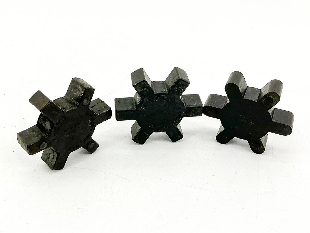 Used Lot of 3 LoveJoy L-075 Coupling Spider Insert