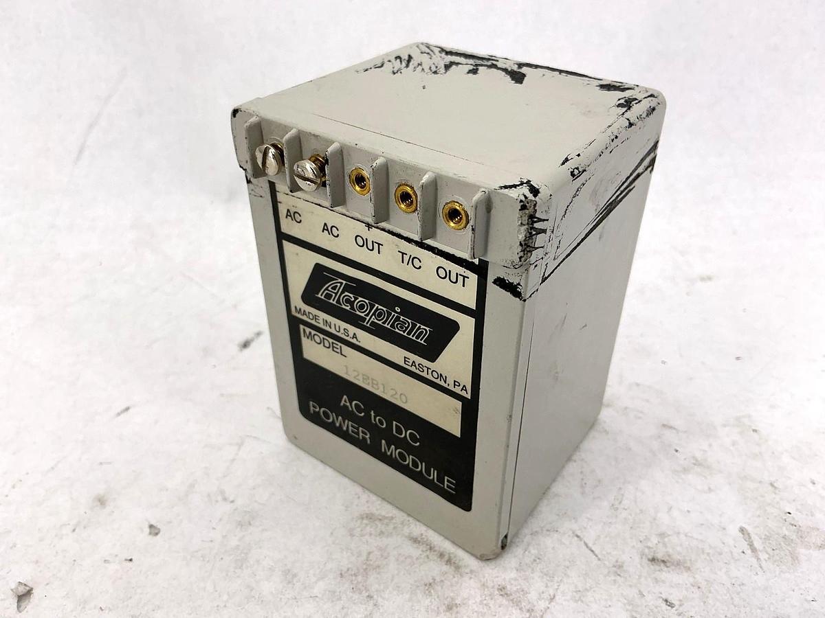 Used Acopian 12EB120 Power Module AC to DC IN 105-125VAC OUT 12VDC 1.2A