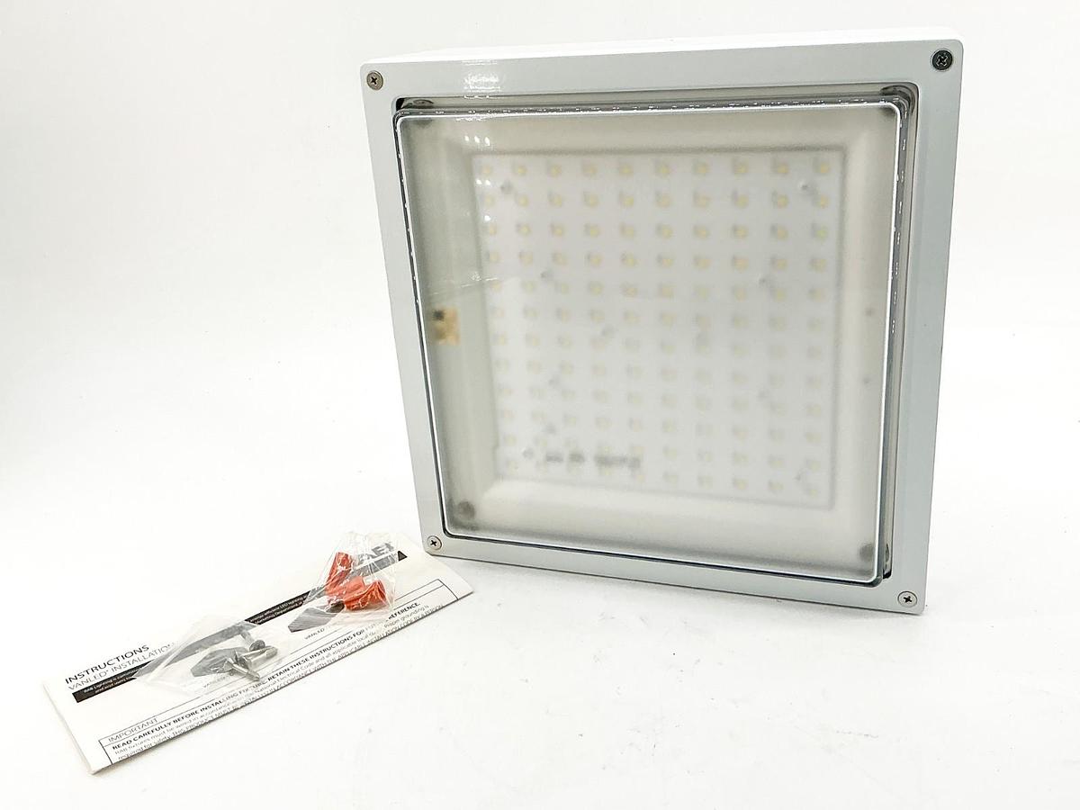 New RAB VANLED40W Fixture 120/277V 5000K Drop Clear Lens White