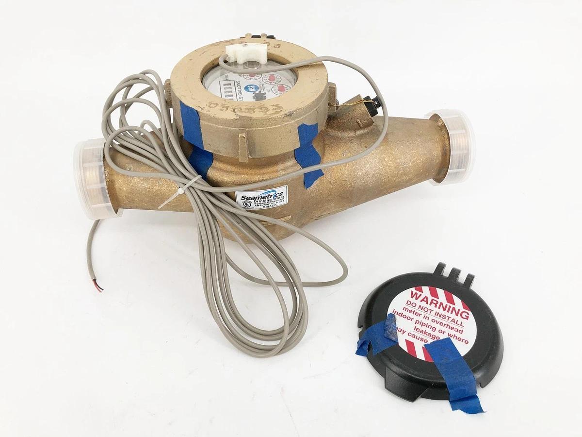 New SeaMetrics MJNR-150-100G Flow Meter 1-1/2" (Minor Cosmetic Damage)