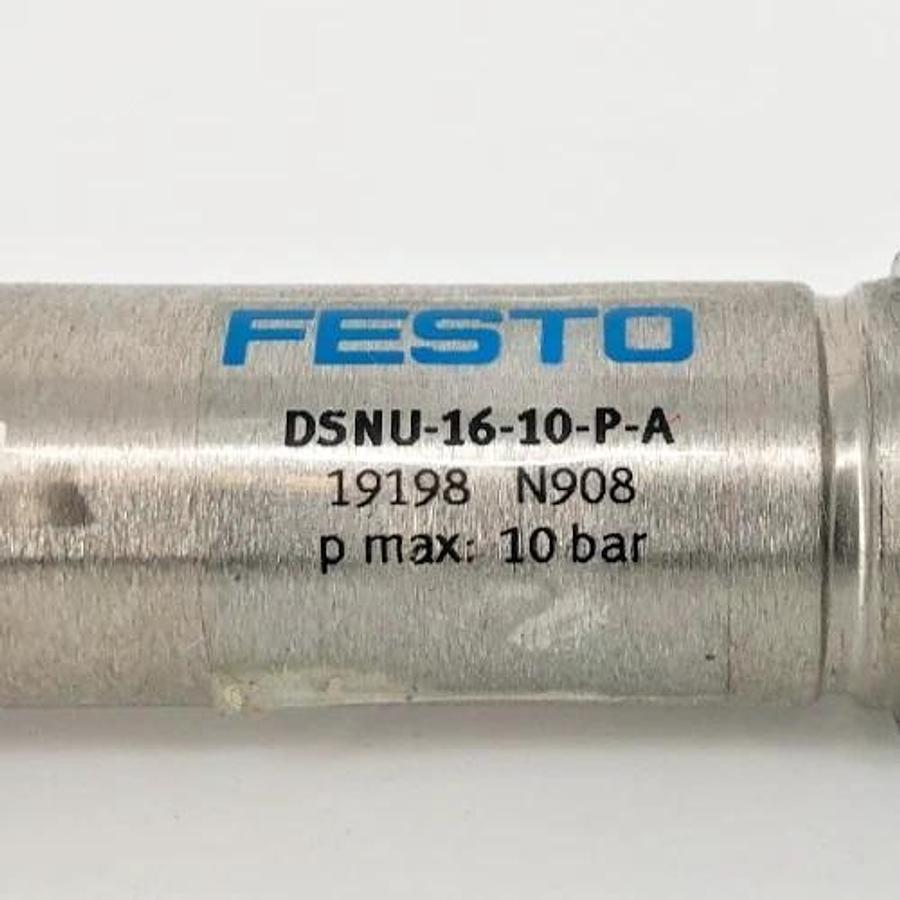 New Festo DSNU-16-10-P-A Cylinder 16mm Bore 10mm Stroke 19198 - No Box