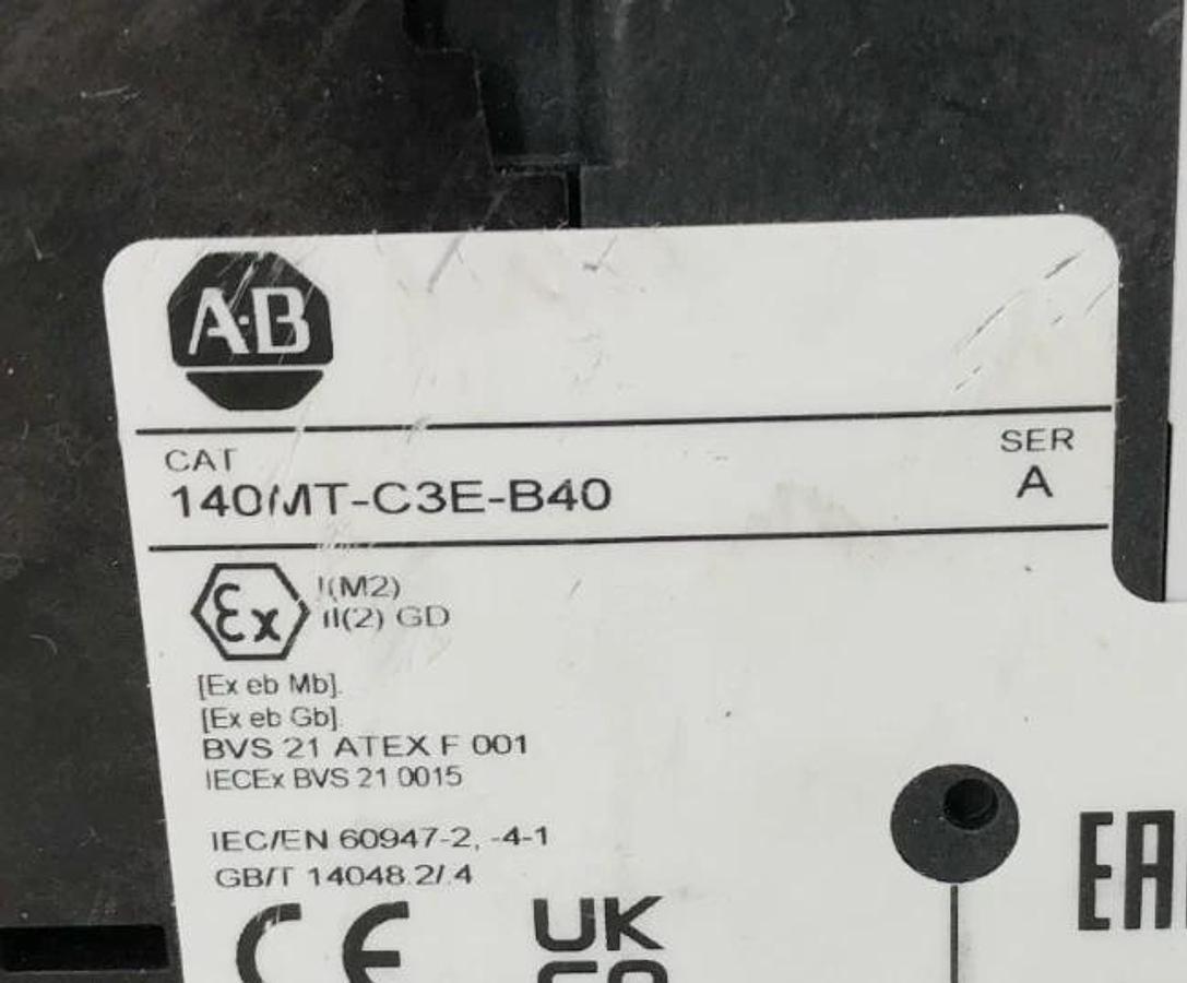 New Allen Bradley 140MT-C3E-B40 Ser. A Motor Protector Breaker 2.5-4A - No Box