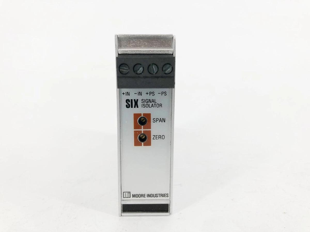 New Moore Industries SIX/4-20MA/4-20MA/12-42DC-RF [DIN] Signal Isolator - No Box