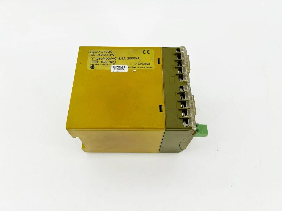 Used Pilz PZE/7 Safety Relay 24VDC 474050