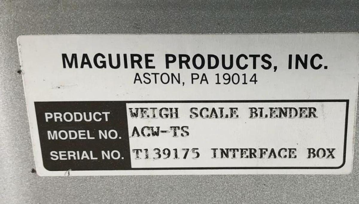 New Maguire Novatec ACW-TS Weigh Scale Blender Interface Box - No Box