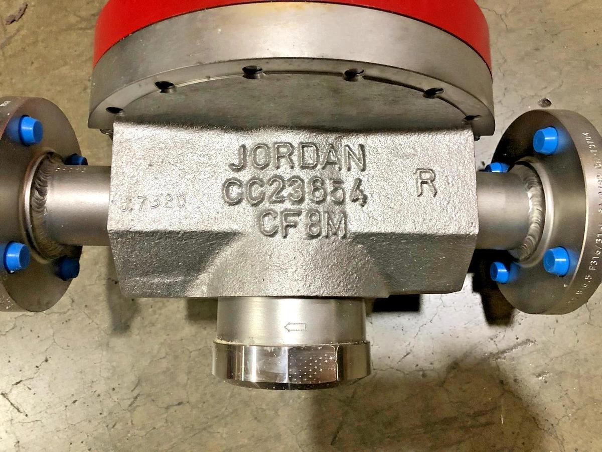 New Jordan Valve 68G Globe-Style Regulator 1-1/2" Seat B-N 316 Body 275psi Max