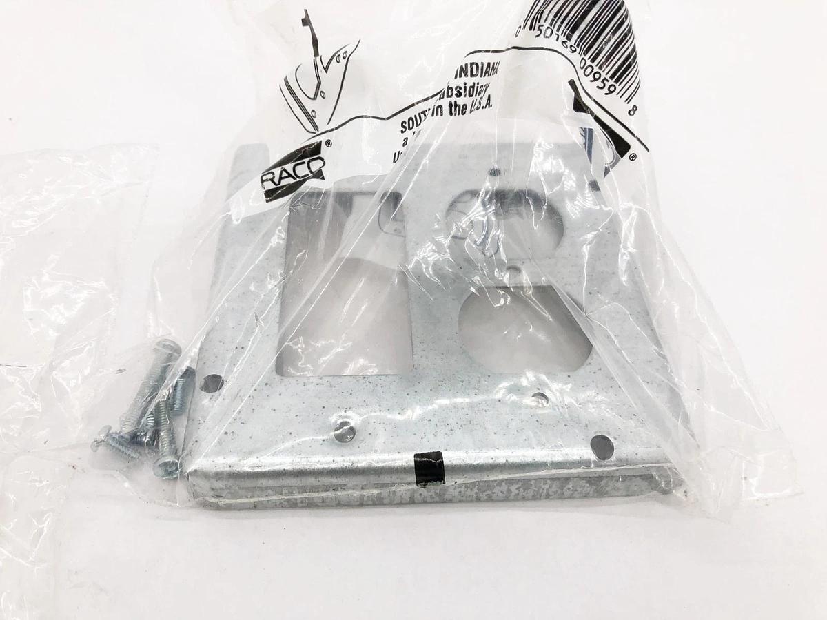 Lot of 3 New Hubbell 959 Exposed Square Work Covers Duplex/ GFCI 4-11/16"