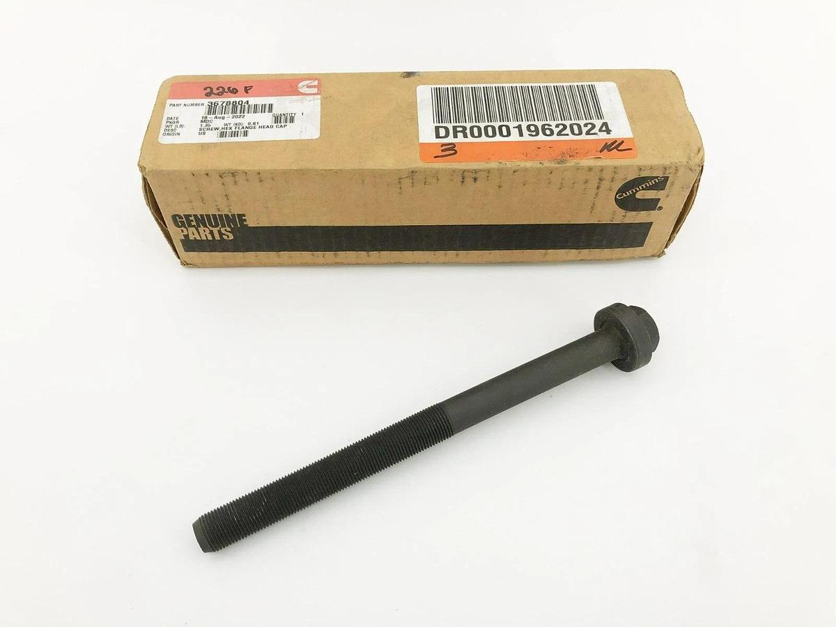 New Cummins 3678804 Hex Flange Head Cap