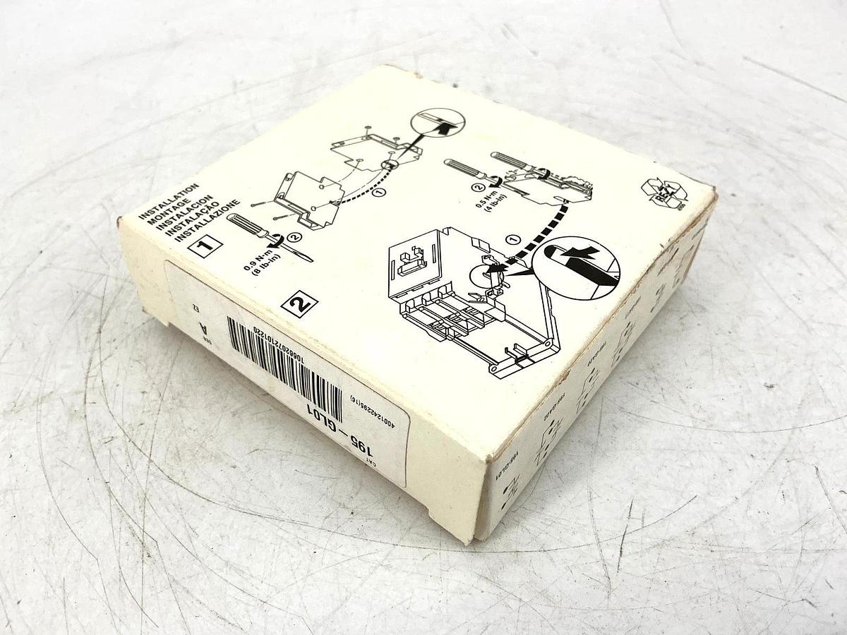 New Allen Bradley 195-GL01 Ser A Auxiliary Switch Contact Block 10A 690VAC