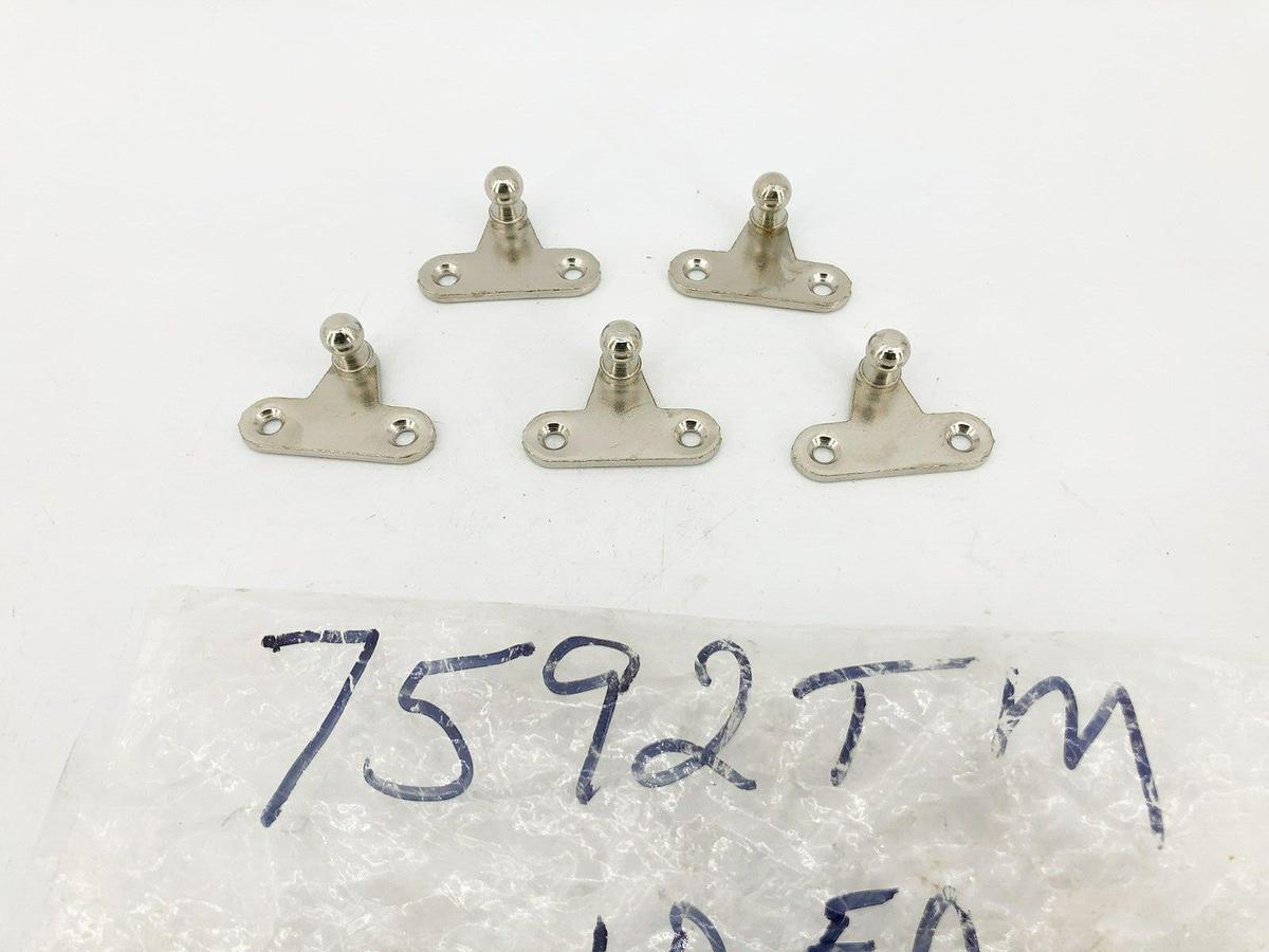 Lot of 5 New Stabilus 7592TM Flat Brackets With Ballstud F Max 350N