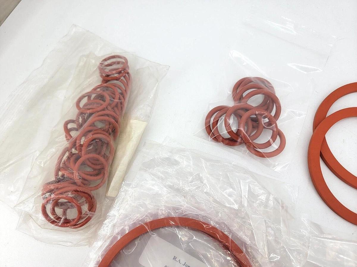 Lot of 62 Assorted R.A. Jones O-Rings for Packaging Equipment