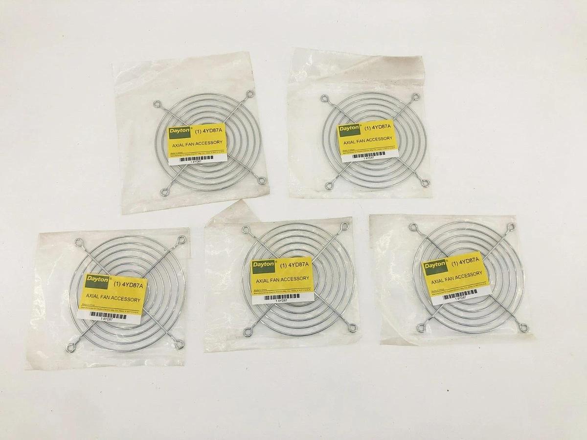 Lot of 5 New Dayton 4YD87A Axial Fan Wire Guards 4-11/16"