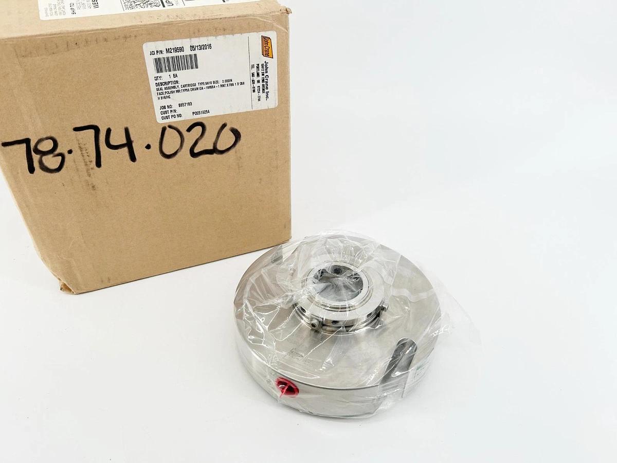 New John Crane M219590 Cartridge Seal Assembly Size 2" Type 5610 Stainless Steel