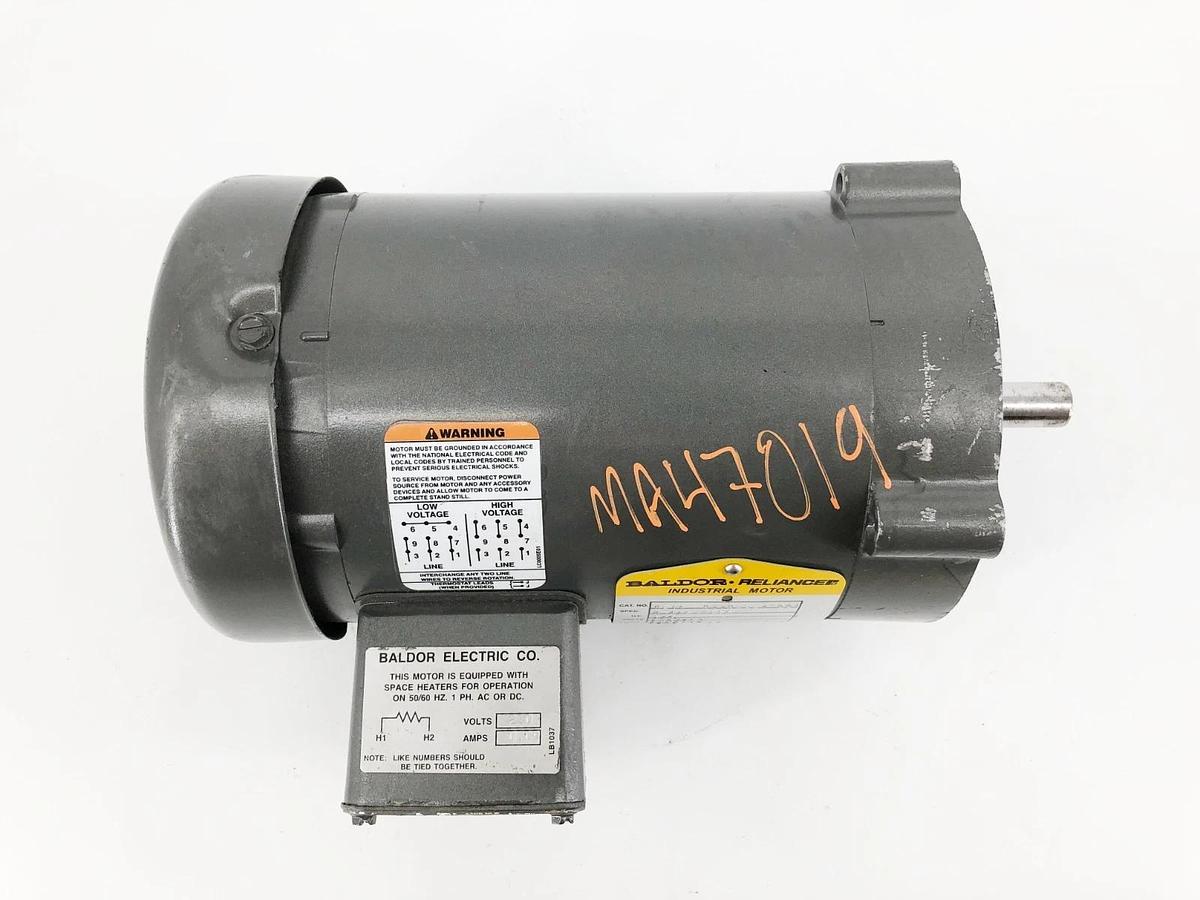 New Baldor M21A 97793337-001 Motor H34A63-255 3/4HP 230/460V 3450rpm - No Box