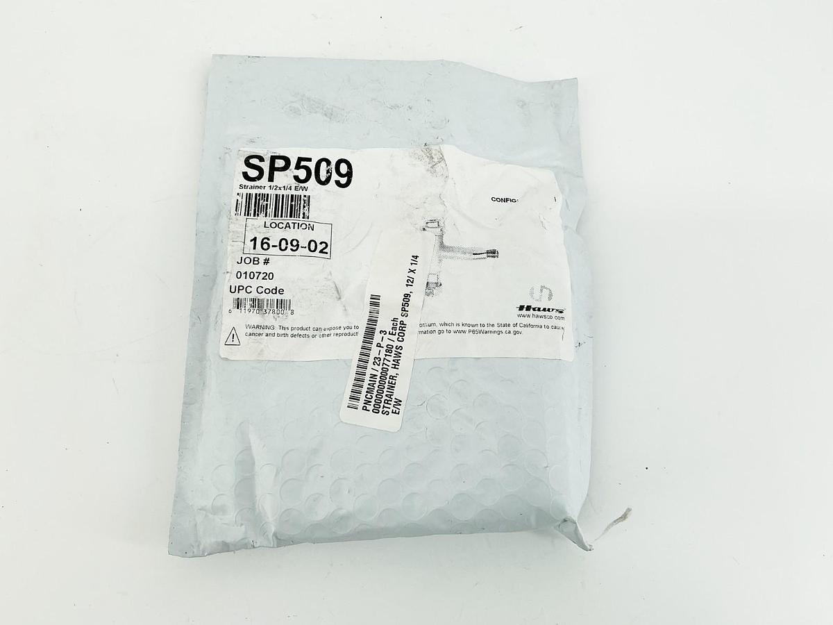 New Haws SP509 In-Line Strainer 1/2X1/4 E/W 50X50 Mesh