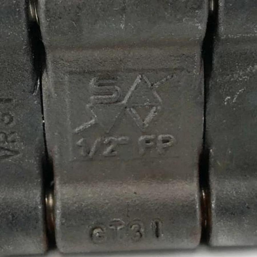 New Sesto Valves M32N-0M-C60F-L Ball Valve 1/2" 2000WOG B16.34 - No Box