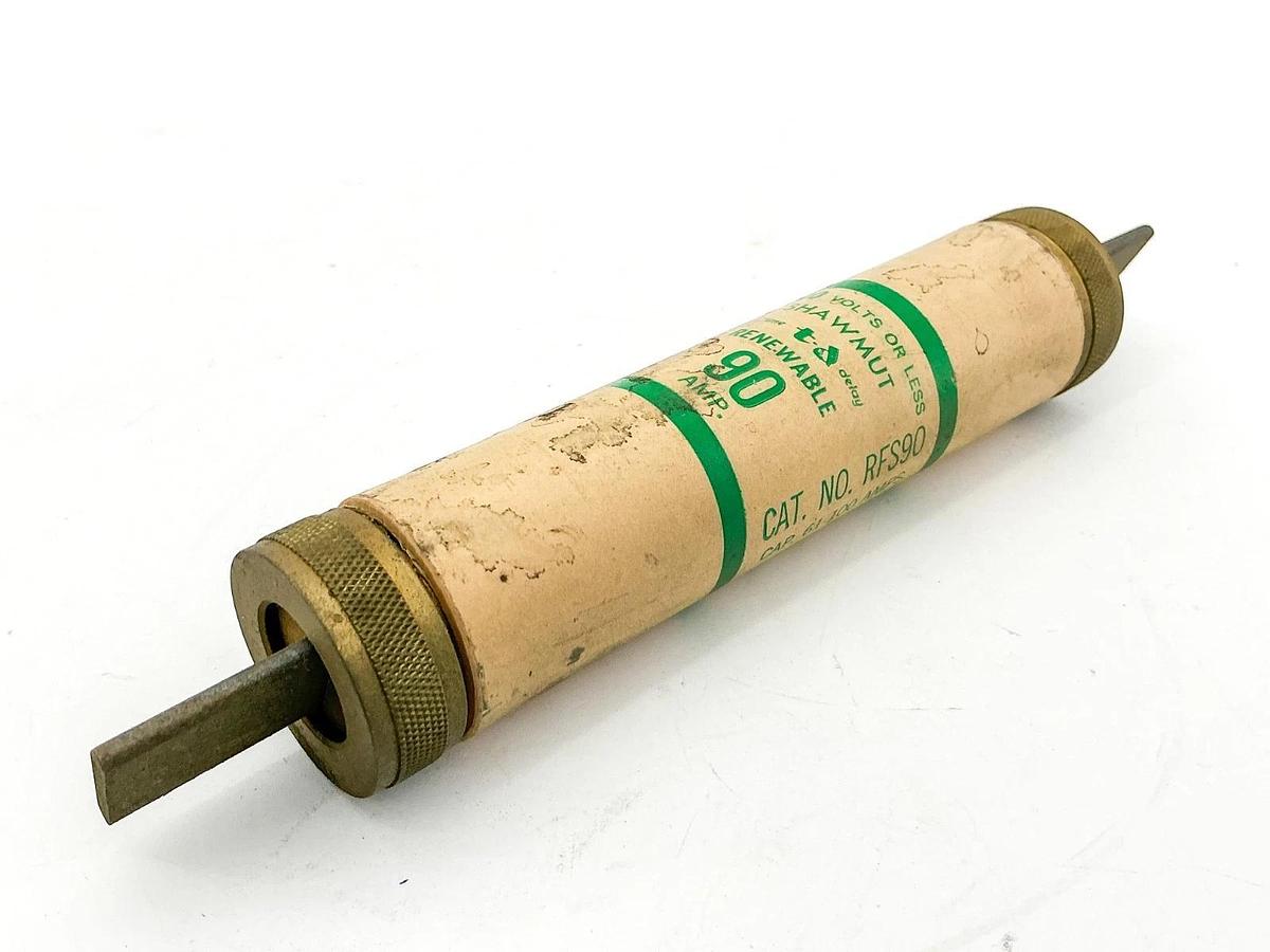New Gould Shawmut RFS90 Renewable Fuse 90A 600V - No Box