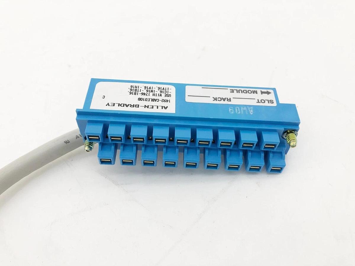 New Allen-Bradley 1492-CABLE010B Pre-Wired Cable For 1746 I/O Module - No Box