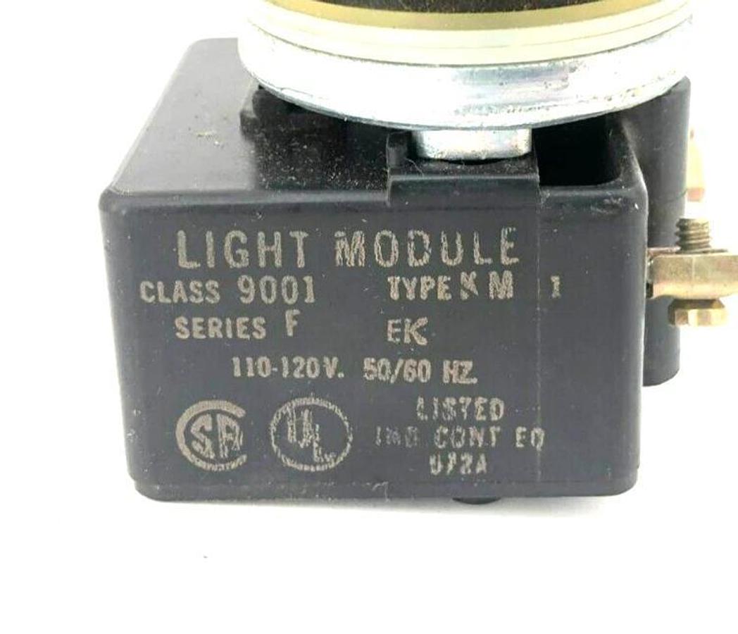 New Square D 9001KM1 Ser. F Light Module (No Lense)
