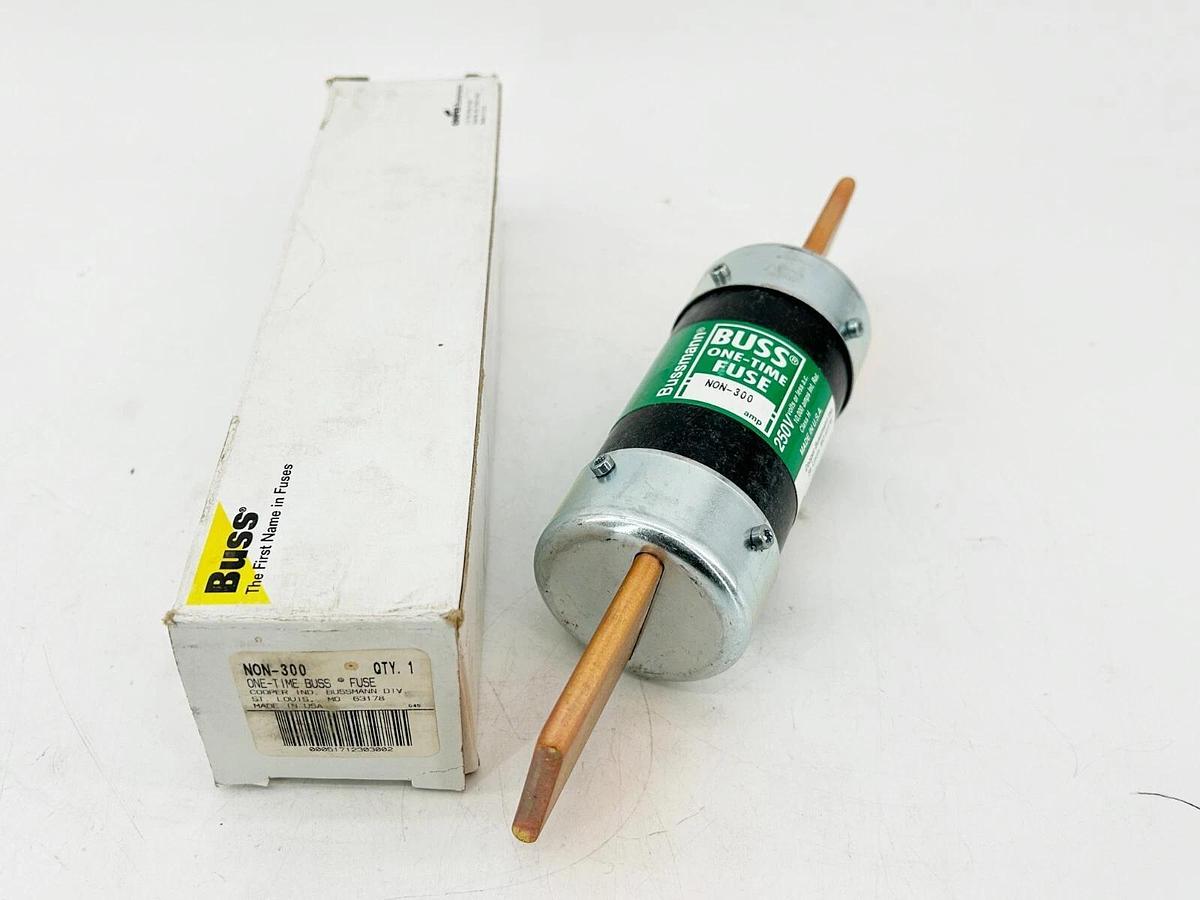 New Bussmann NON-300 Non Current Limiting Fuse 300A 250V Class H