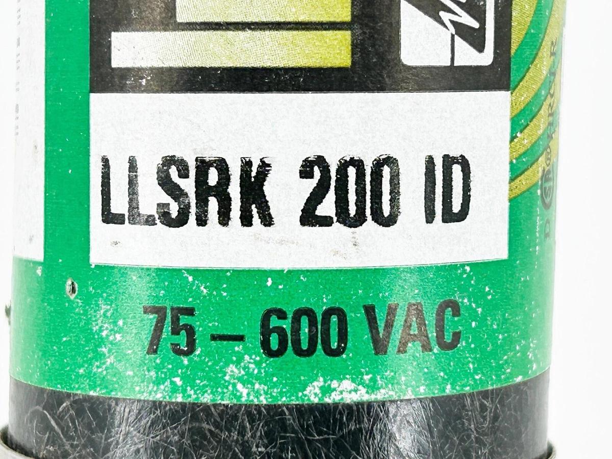 Used Littelfuse LLSRK200ID Time Delay Dual Element Fuse 200A 600V Class RK1
